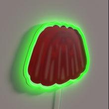 Charger l&#39;image dans la galerie, Eye-catching semi-realistic red jellyfish LED light wall decor accent.