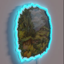 Charger l&#39;image dans la galerie, Cozy autumnal vibes with vibrant RGB lighting in rustic countryside setting.