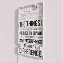 Charger l&#39;image dans la galerie, Vibrant RGB LED serenity prayer gift wall decor neon signage