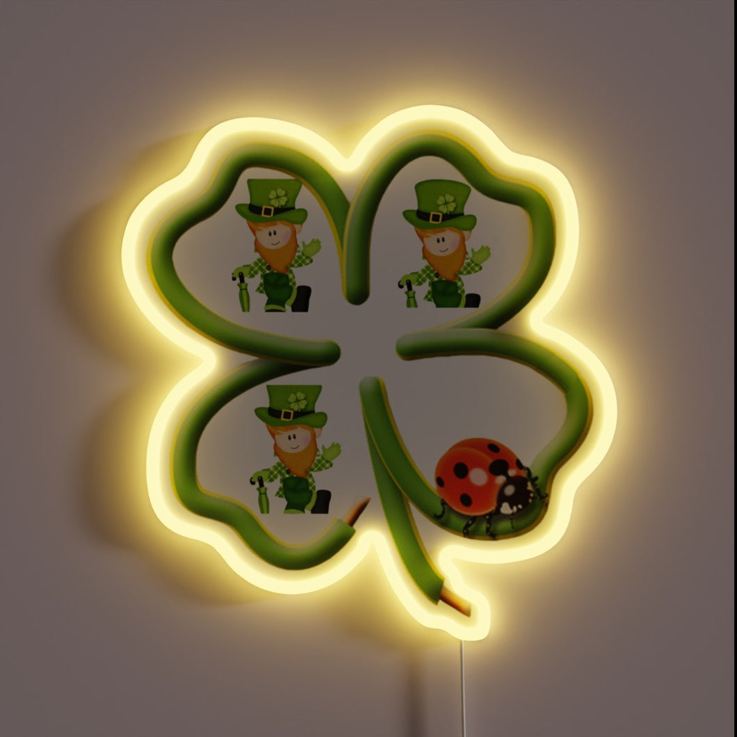 Add festive charm with this St. Patrick's Day neon light.
