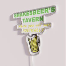 Charger l&#39;image dans la galerie, Neon RGB beer tavern lighting decor inspired by Shakespeare&#39;s legacy