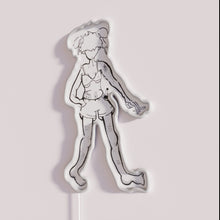 Charger l&#39;image dans la galerie, Sassy woman&#39;s rebellious attitude with she doesn&#39;t care neon lighting.