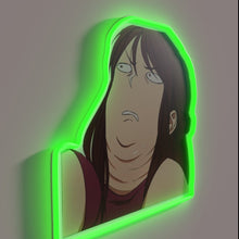 Charger l&#39;image dans la galerie, Whimsical Korean phrase with colorful neon lights and modern design