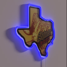 Charger l&#39;image dans la galerie, RGB Neon Sign with Texas Twist of Shiners Bock Logo