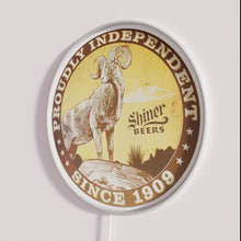 Charger l&#39;image dans la galerie, Vintage Shiner&#39;s Bock Beer Texas Brewery Official Authentic Neon Sign
