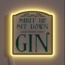 Charger l&#39;image dans la galerie, Vibrant RGB LED Neon Sign with Whimsical Drinking Motif Message