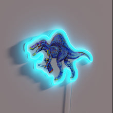 Charger l&#39;image dans la galerie, Dinosaurs Roam Free: Vibrant RGB Lighting for Retro Gaming and Home