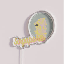 Charger l&#39;image dans la galerie, Vibrant Singapore Merlion Iconic LED Neon Sign with Rainbow Color Effects