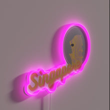 Charger l&#39;image dans la galerie, RGB Neon Sign with Singapore&#39;s Iconic Merlion Emblem Design