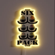 Charger l&#39;image dans la galerie, Eye-catching six pack beer themed RGB neon signage decoration
