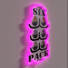 Charger l&#39;image dans la galerie, Brighten your space with vibrant six-pack themed RGB neon glow