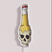 Charger l&#39;image dans la galerie, RGB Neon Bar Sign with Beer Themed Skull Design