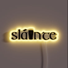 Charger l&#39;image dans la galerie, Authentic Irish-themed RGB neon sign featuring a Guinness logo&quot;.
