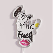 Charger l&#39;image dans la galerie, RGB Neon Sign - Sleepy Quotes and Funny House Decorations Inside