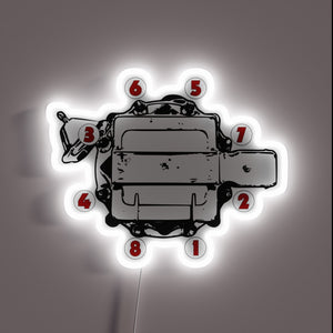 Authentic Small Block Chevy Firing Order Customizable RGB Neon Sign
