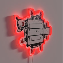 Charger l&#39;image dans la galerie, Small Block Chevy Firing Order Indicator in Bright Neon Lights