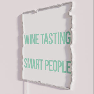 RGB Neon Bar Decor Sign for Wine Lovers and Connoisseurs