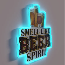 Charger l&#39;image dans la galerie, Add rustic charm with this neon beer-themed wall decor.