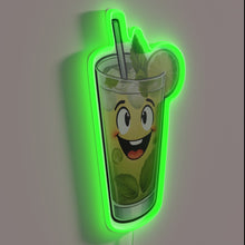 Charger l&#39;image dans la galerie, Vibrant Smiling Mojito 1 RGB Neon Bar Sign Decoration