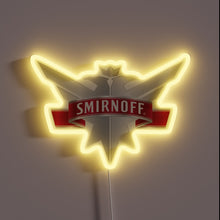 Charger l&#39;image dans la galerie, Smirnoff vodka logo neon sign.
