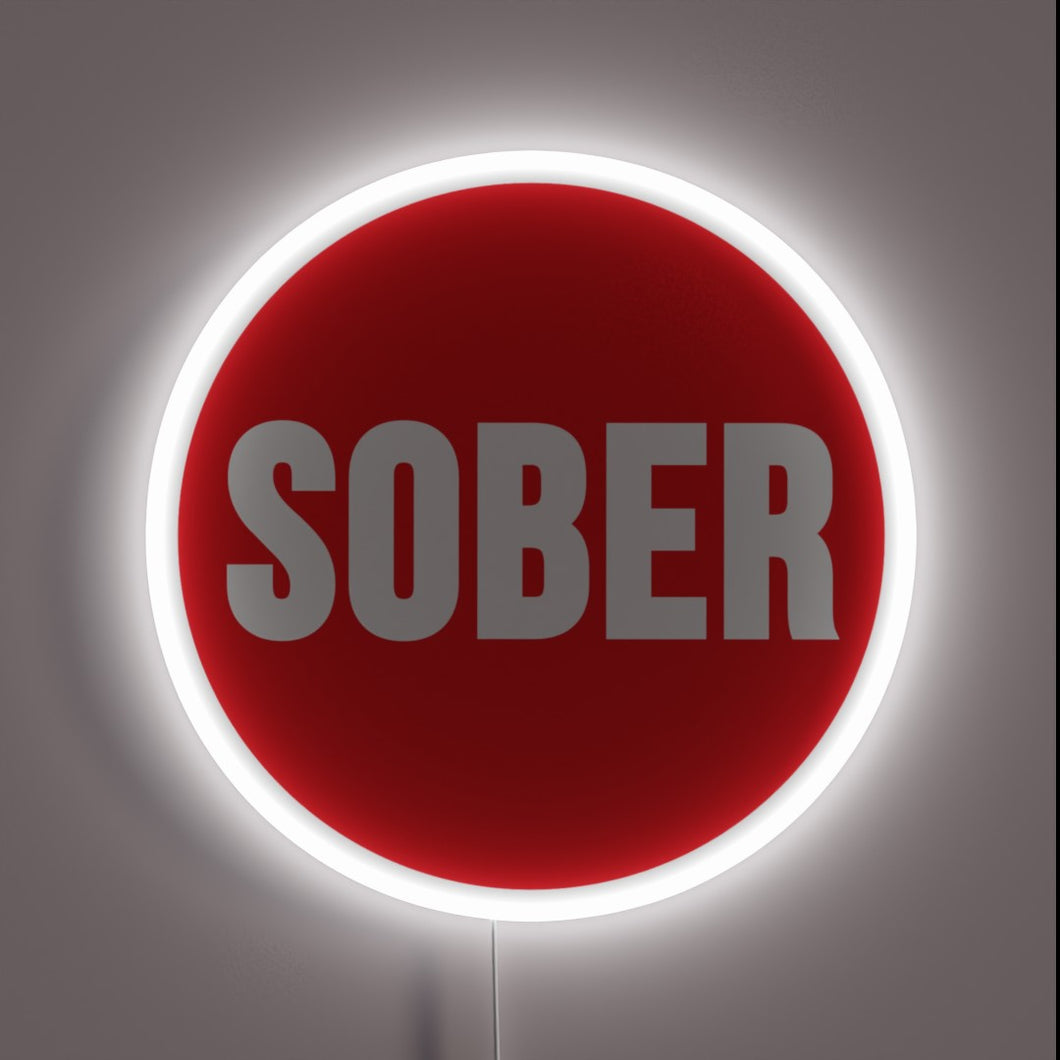 Recovery Inspiration - Vibrant Neon Sign for Sobriety Journey Support