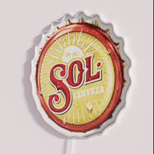 Charger l&#39;image dans la galerie, RGB neon bottle cap art decorative lighting bar sign accessory