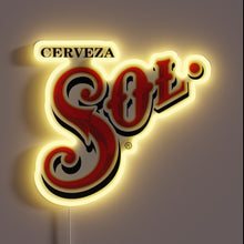 Charger l&#39;image dans la galerie, Vibrant Sol Mexican Beer RGB Neon Sign for Home Bar