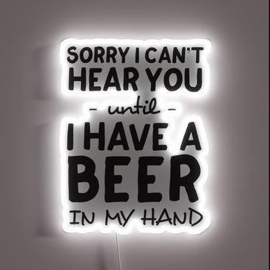Apology sign that changes from 'Sorry' to 'Hear Me' suddenly.