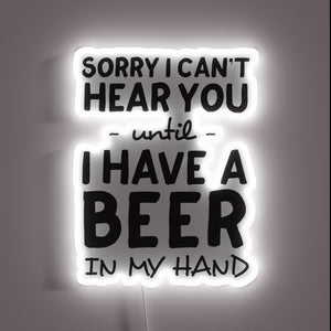 Apology sign that changes from 'Sorry' to 'Hear Me' suddenly.