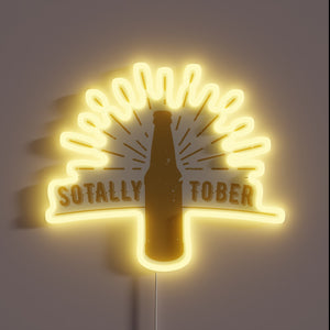 Electric, customizable, and quirky neon sign with color-changing options.