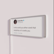 Charger l&#39;image dans la galerie, Eye-catching, customizable, and vibrant Soulja Boy RGB neon art decoration