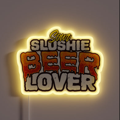 Sour Beer Enthusiast's Vibrant Neon Sign for Home Bars