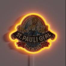 Charger l&#39;image dans la galerie, Vintage Bremen Germany RGB Neon Sign Relic from Sixties Era.