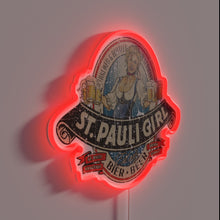 Charger l&#39;image dans la galerie, Vibrant SPG Bremen 1965 Retro Style RGB Neon Sign Accent Wall