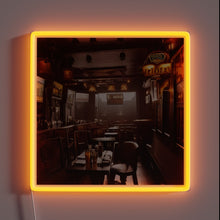 Charger l&#39;image dans la galerie, Vibrant LED sports bar decor with customizable color-changing neon lights