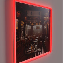Charger l&#39;image dans la galerie, Vibrant sports bar decor with customizable RGB neon lighting accents