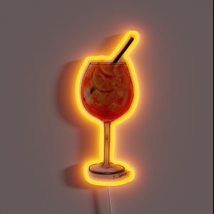 A radiant toast to la dolce vita — this Aperol Spritz neon sign glows like an endless Italian summer. 🍊✨ Perfect for bars, patios, or anyone who believes every hour should be golden hour. Cheers! 🥂