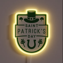 Charger l&#39;image dans la galerie, Shine on with vibrant Celtic luck charm neon sign decor.