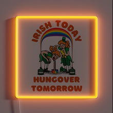 Charger l&#39;image dans la galerie, Luck of the Irish hangover cure in RGB neon sign