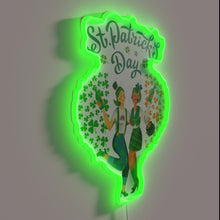 Charger l&#39;image dans la galerie, Rainbow Love Shines Brightly in This St. Patrick&#39;s Day Home Decor Sign