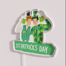 Charger l&#39;image dans la galerie, Men&#39;s St. Patrick&#39;s Day Neon Sign Fun RGB Lighting Decor