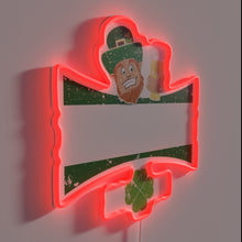 Charger l&#39;image dans la galerie, Retro Green Neon Sign for St. Patrick&#39;s Party in Michigan