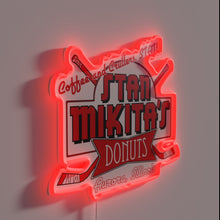 Charger l&#39;image dans la galerie, Hall of Fame Chicago Blackhawks Center Stan Mikita&#39;s Neon Sign
