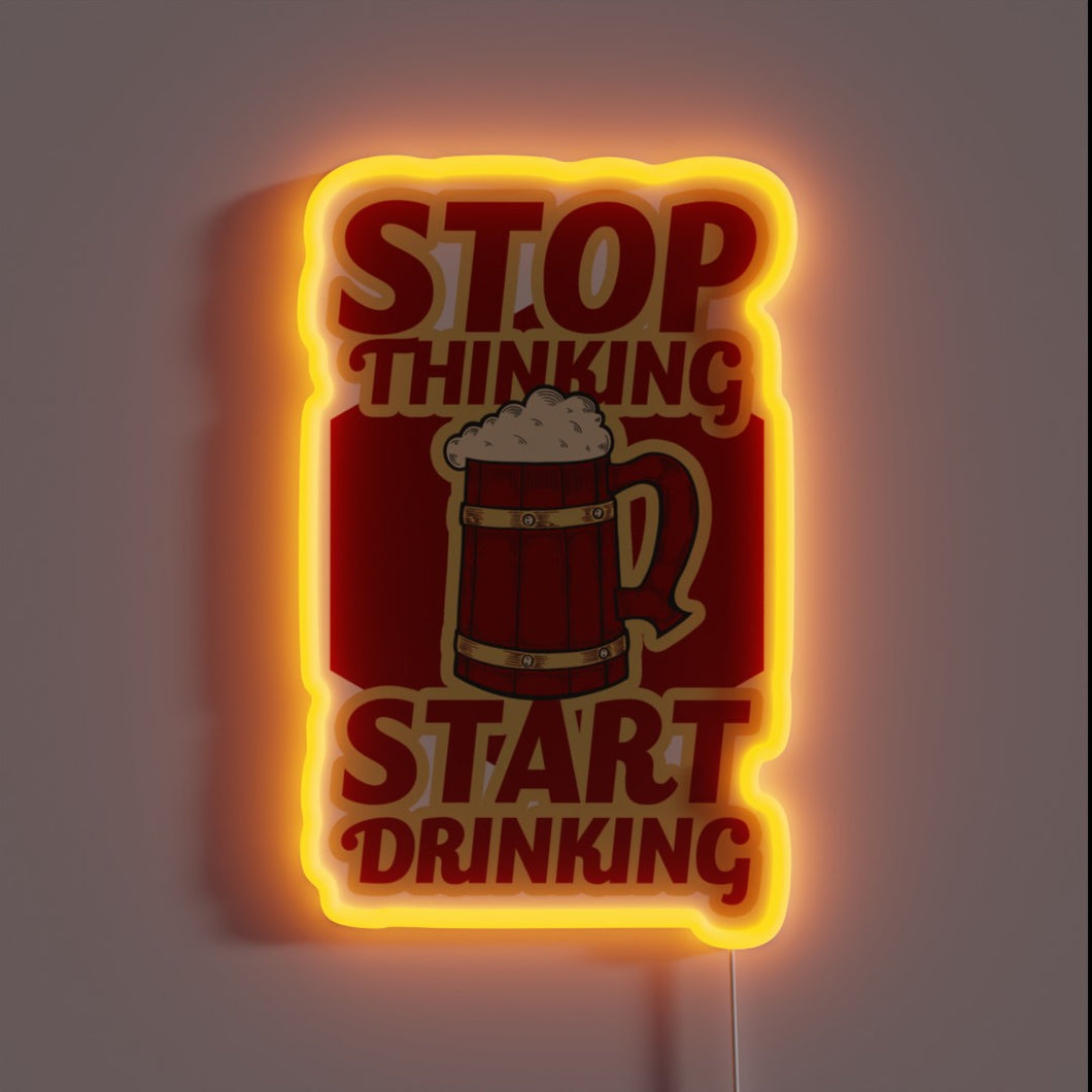 Eye-catching RGB Neon Sign Encourages Partygoers to Let Loose Instantly