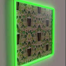 Charger l&#39;image dans la galerie, Vibrant RGB neon sign illuminates your stout beer garden ambiance.