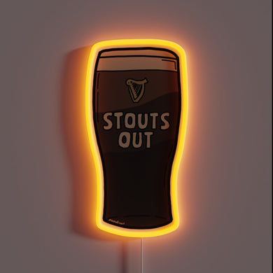 Belfast's iconic beer pub landmark in vibrant neon city nights