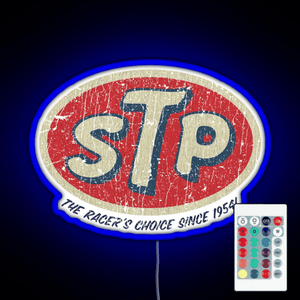 STP Racer s Choice 1954 RGB neon sign remote