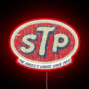 STP Racer s Choice 1954 RGB neon sign red