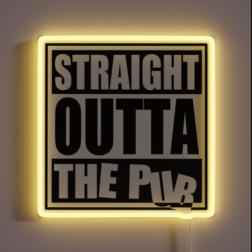 Brighten up your bar with this funky beer sign.
