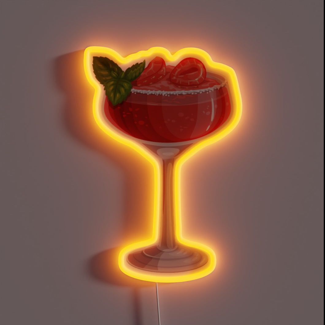 Vibrant Neon Sign Brings Tropical Flavor to Any Bar Space